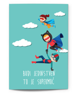Naslovna Posebne bilježnice - budi jedinstven to je supermoć