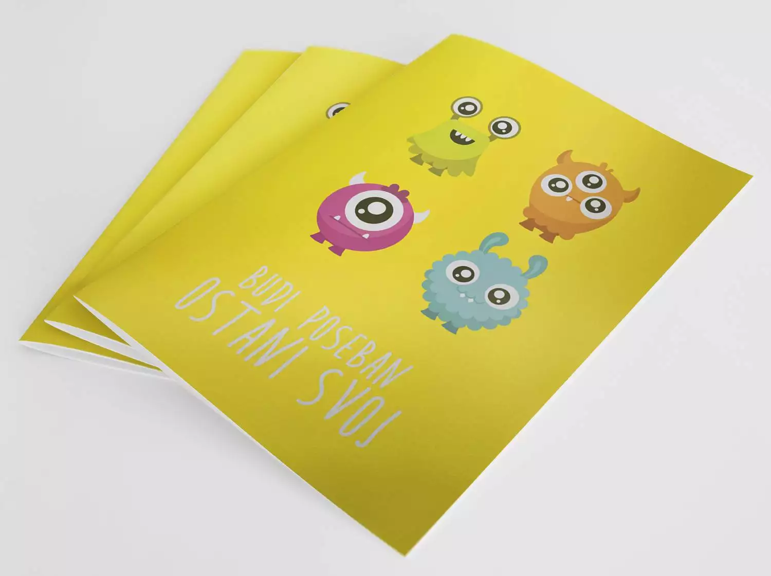 Naslagane Posebne bilježnice - budi poseban - ostani svoj