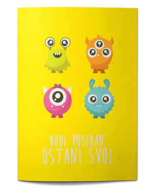 Naslovna Posebne bilježnice - budi poseban - ostani svoj