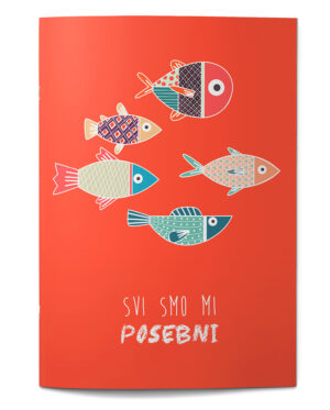 Naslovnica Posebne bilježnice - svi smo mi posebni